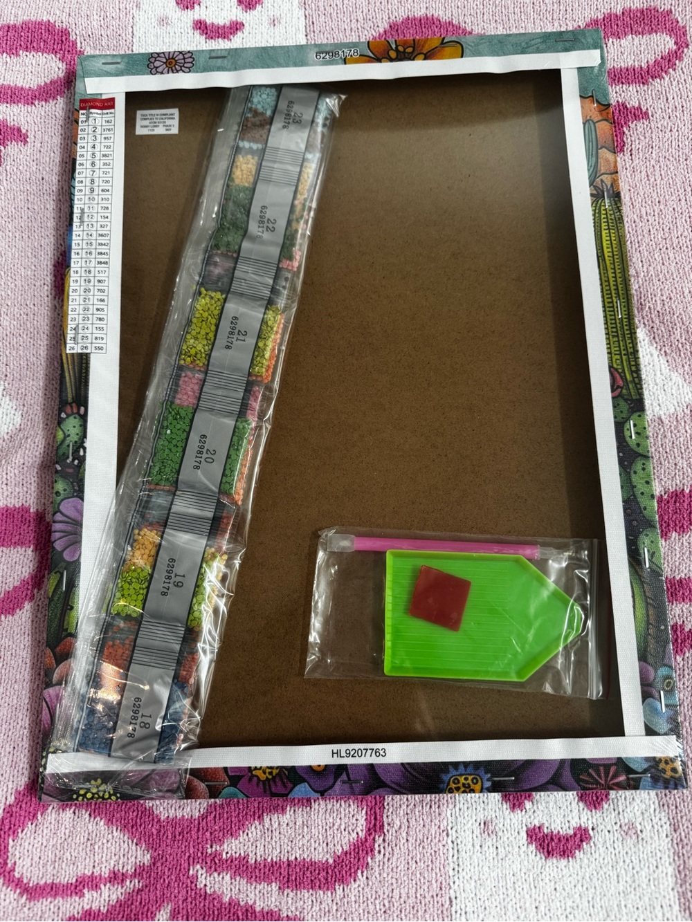 Hobby Lobby Rare Cactus & Desert Flowers Diamond Art Painting - Multicolor - Picture 2 of 2